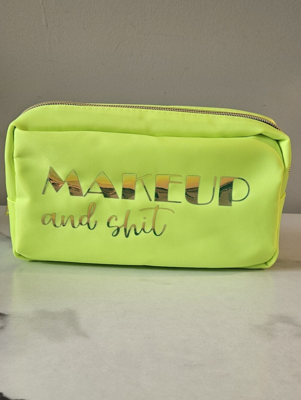 Snarky, Sassy & Sarcastic Nylon Cosmetic Pouch w/ HOLOGRAPHIC Font (PICK 1) - Picture 7 of 16